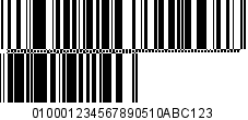 Mobile coupon barcodes in GS1 Databar Stacked format